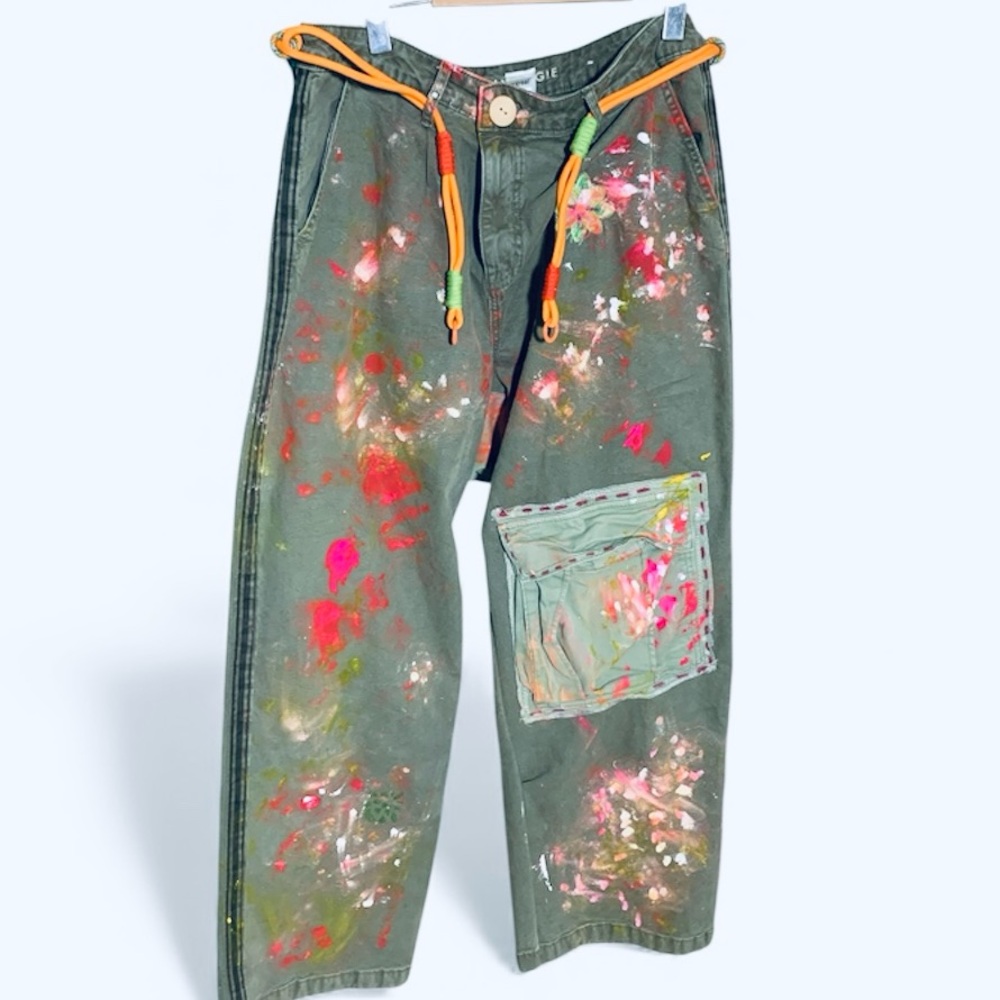 Really Cool Upcycle pants from OOLOOSTUFF